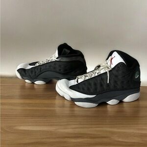 Jordan 13 flint blacks used still in good condition